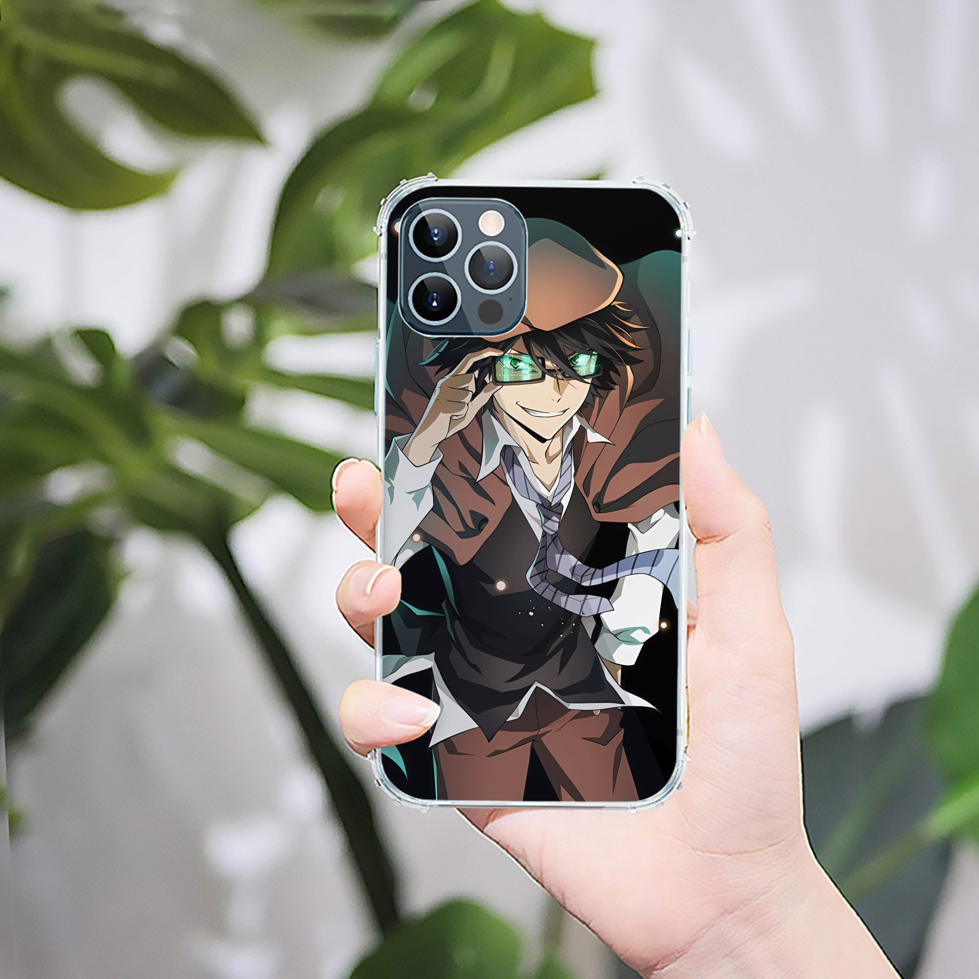 （画像用） 文豪ストレイドッグス Bungo Stray Dogs 【iPhone 12シリーズ対応】透明スマホケース（クリアソフトケース）